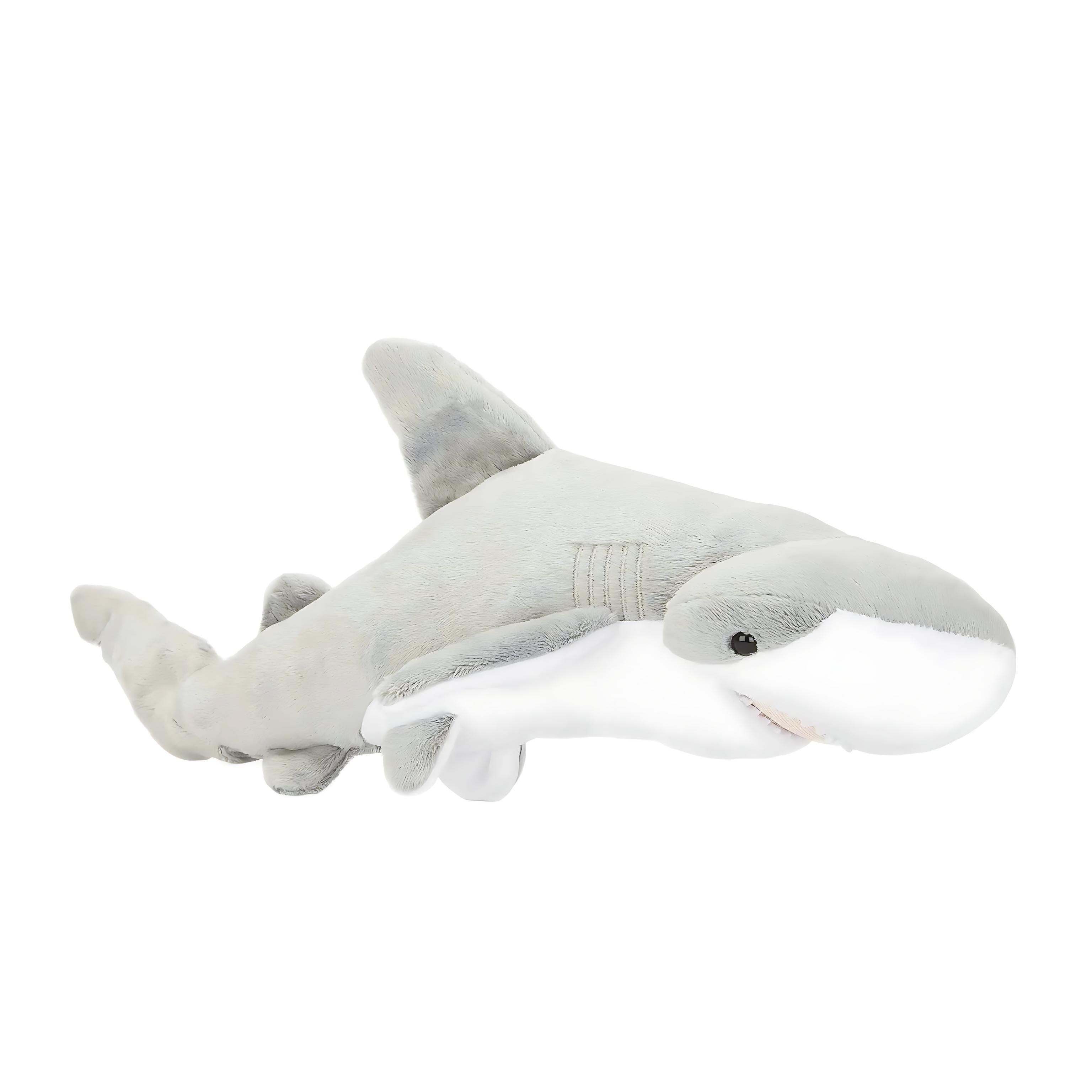 Wildlife Tree 12-Inch Bonnethead Shark Plush Realistic Toy by Wave & Hang