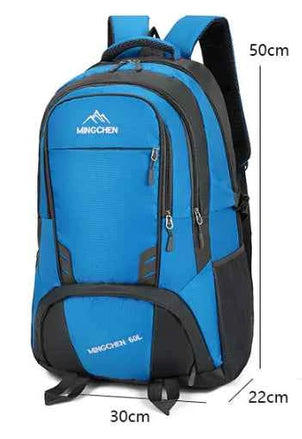 Outdoor Waterproof Backpack – Wear-Resistant Nylon, 15″ Laptop Compartment