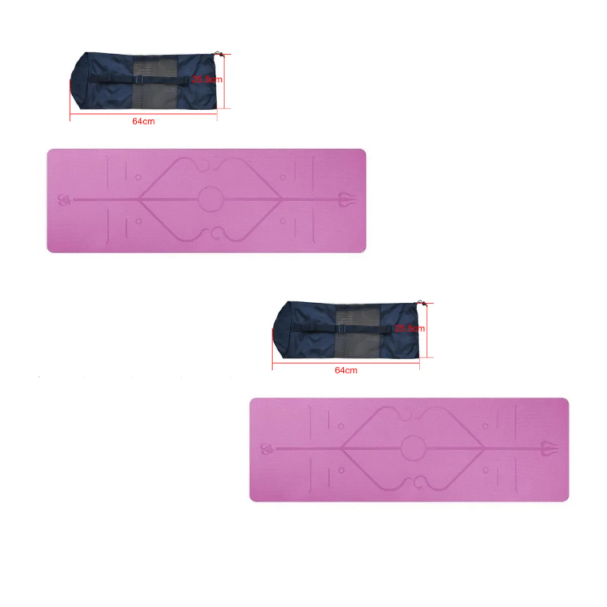 Non-Slip Fitness Yoga Mat – Cushioned, Durable & Lightweight for All Workouts