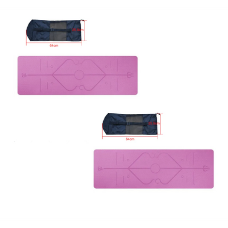 Non-Slip Fitness Yoga Mat – Cushioned, Durable & Lightweight for All Workouts