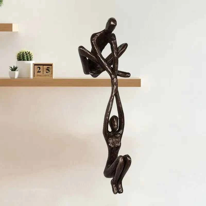 Dancing Couple Figurine – Romantic Resin Sculpture for Home Decor