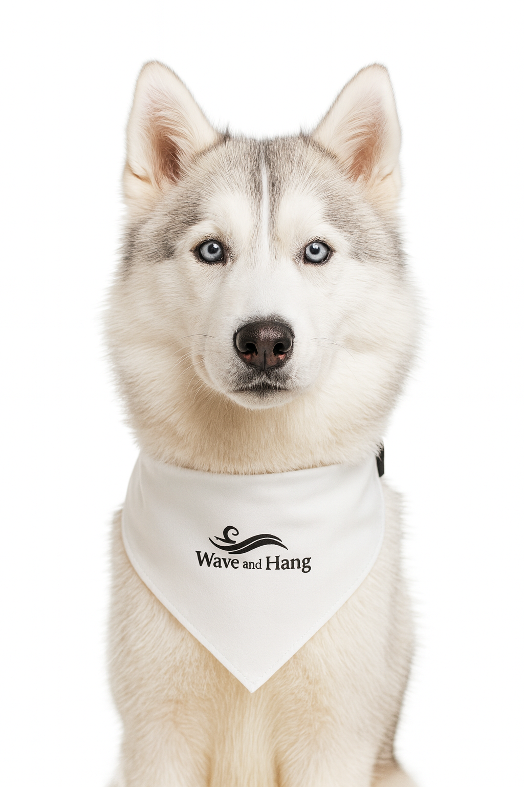 Wave and Hang Pet Bandana Collar | Adjustable Polyester Scarf