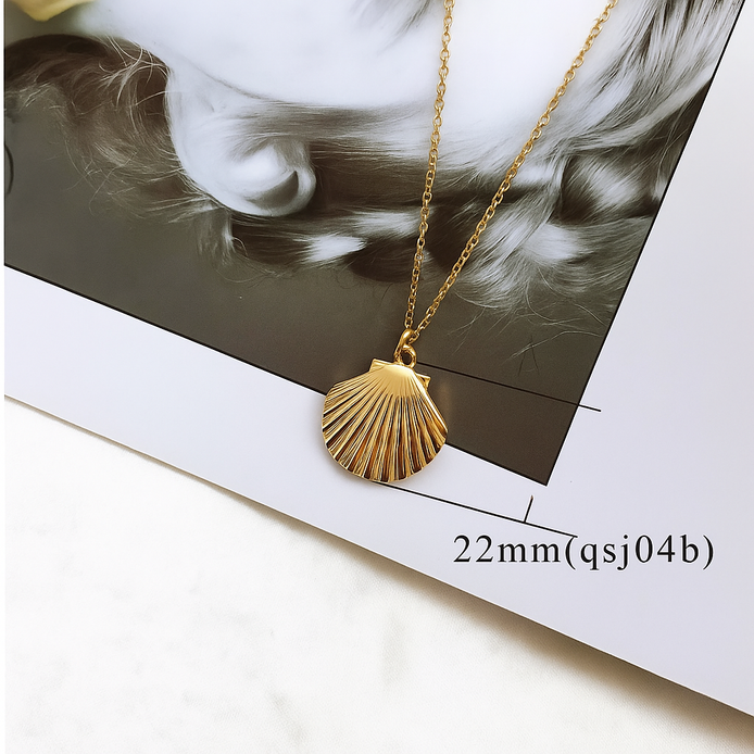 Ocean-Inspired Alloy Necklace | Elegant Beach Jewelry for Women by Wave & Hang