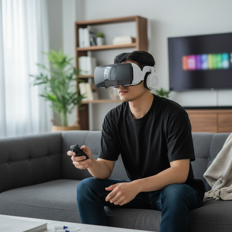 3D VR Smart Glasses – Immersive Reality for iPhone & Android by Wave & Hang