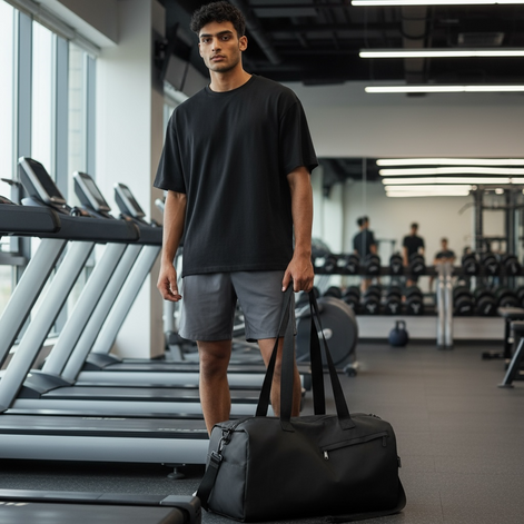 Waterproof Sports Gym Bag With Wet Pocket And Shoe Compartment Large Capacity Travel Duffle by Wave & Hang