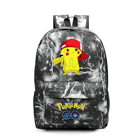 Pokémon Pikachu Backpack – Anime Style School Bag for Students & Fans (Unisex) by Wave & Hang