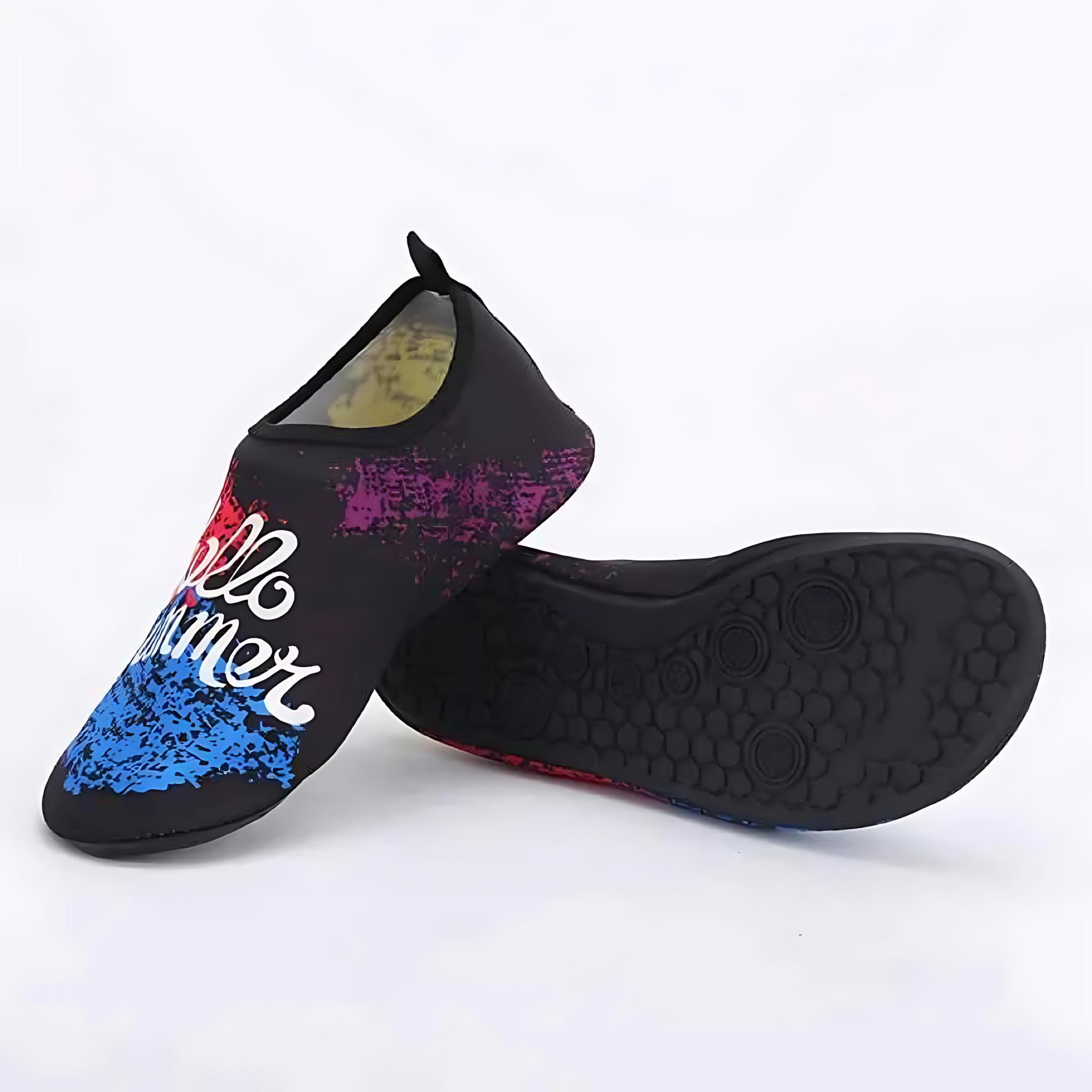 Outdoor Barefoot Water Shoes Unisex Lightweight Quick Dry Aqua Socks for Men Women All Terrain Beach Pool by Wave & Hang