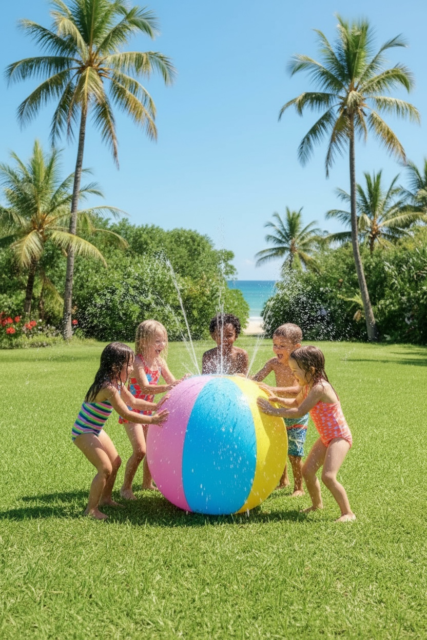 Giant Inflatable Water Polo Ball – Eco-Friendly Fun for All by Wave & Hang