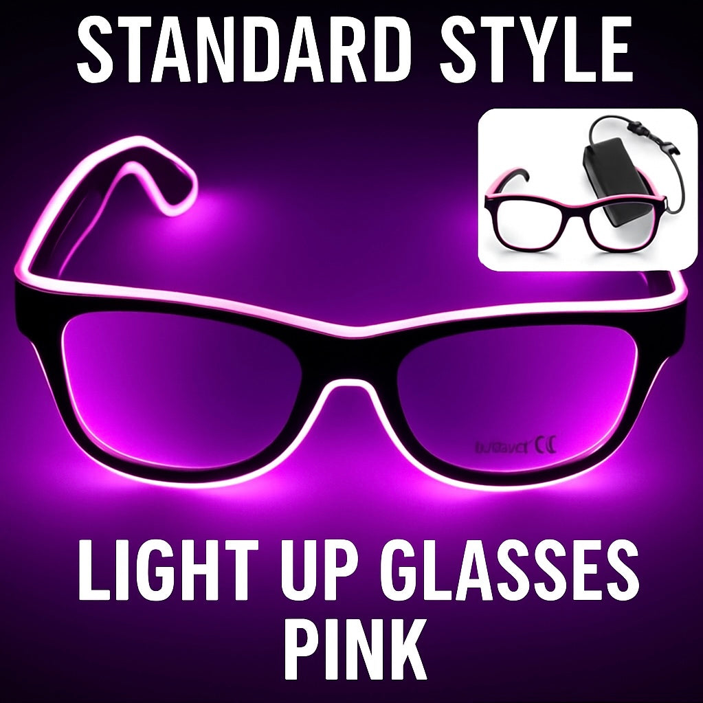 LED Neon Glasses – Voice-Activated Party Shades for Raves by Wave & Hang