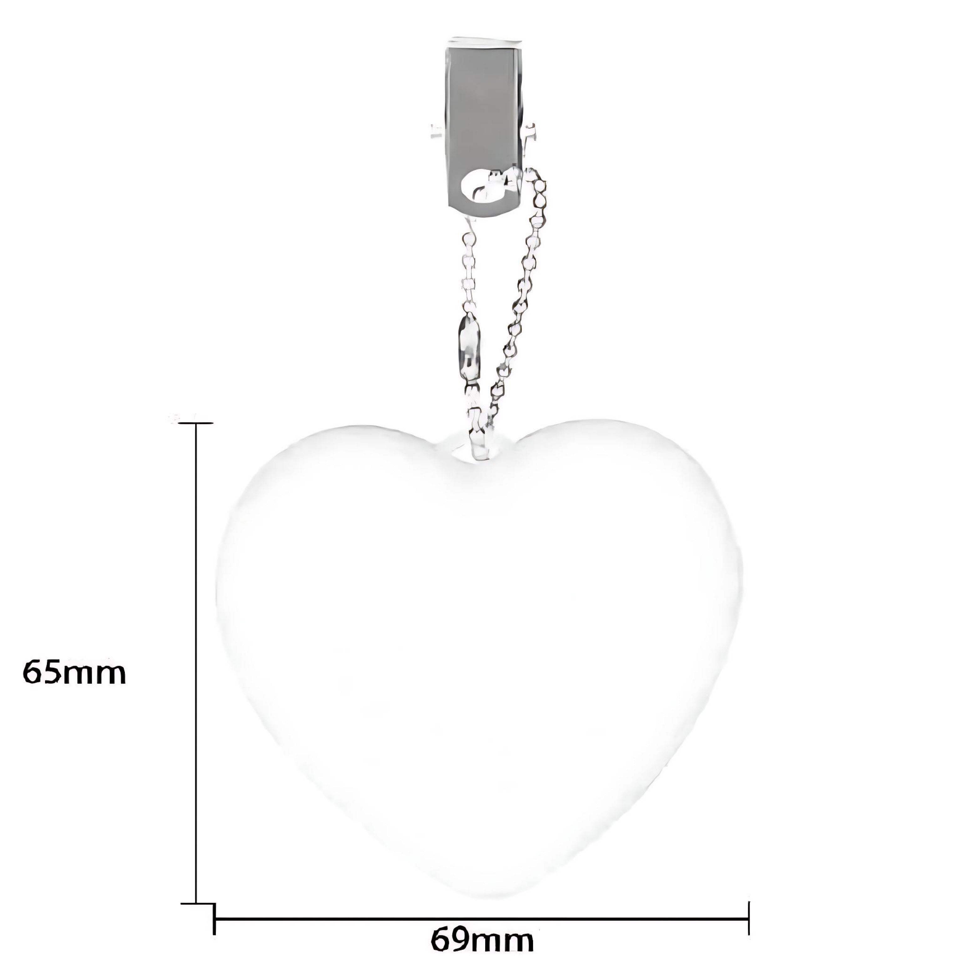 Heart LED Purse Light – Motion-Sensing Charm for Bags by Wave & Hang