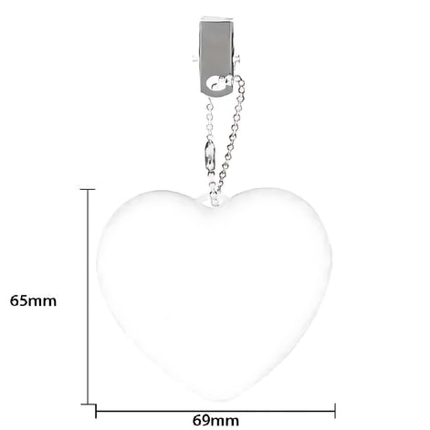 Heart LED Purse Light – Motion-Sensing Charm for Bags by Wave & Hang