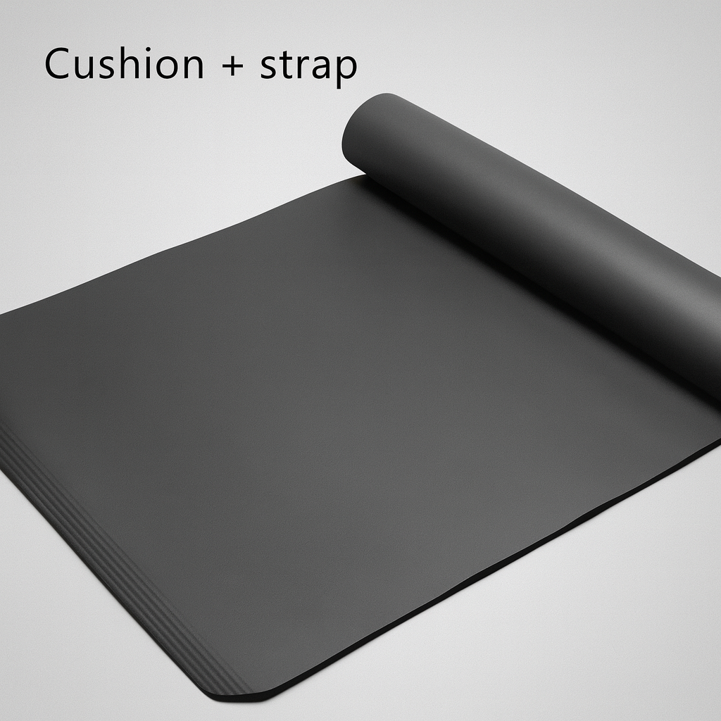 NBR Textured Yoga Mat – Extra Thick, Non-Slip & Cushioned for Comfort by Wave & Hang