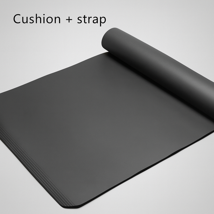 NBR Textured Yoga Mat – Extra Thick, Non-Slip & Cushioned for Comfort by Wave & Hang