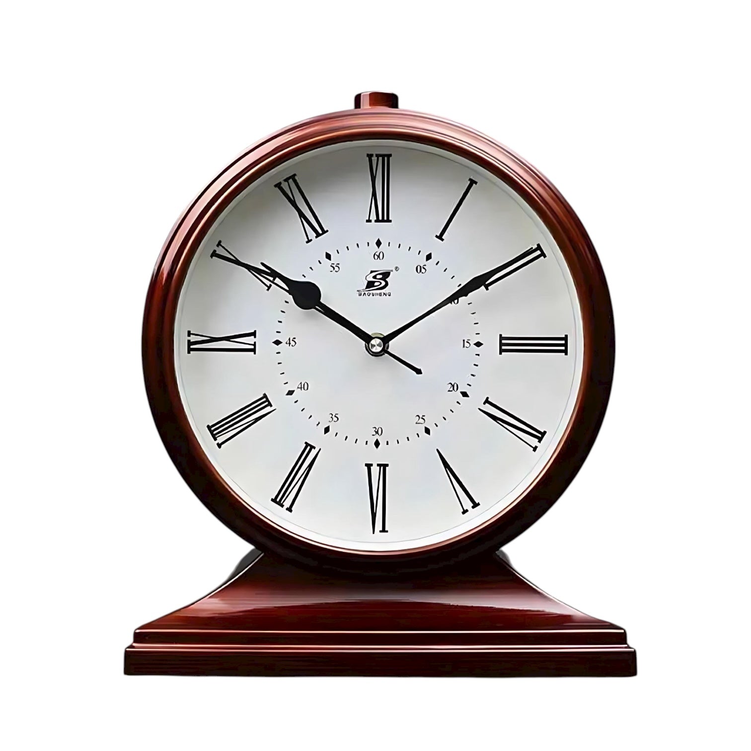 Vintage Quartz Pendulum Desk Clock | Timeless Elegance | Perfect Decor for Home by Wave & Hang
