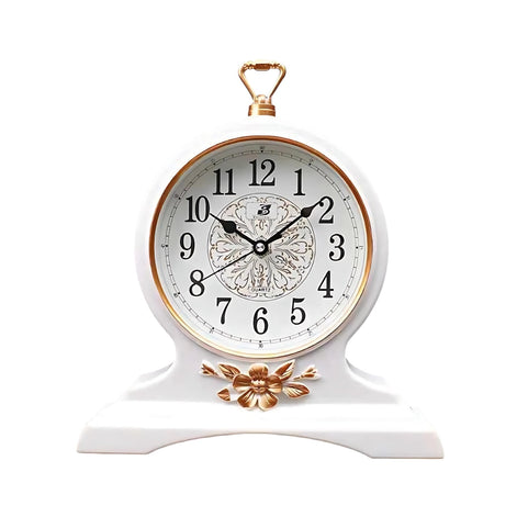 Vintage Quartz Pendulum Desk Clock | Timeless Elegance | Perfect Decor for Home by Wave & Hang