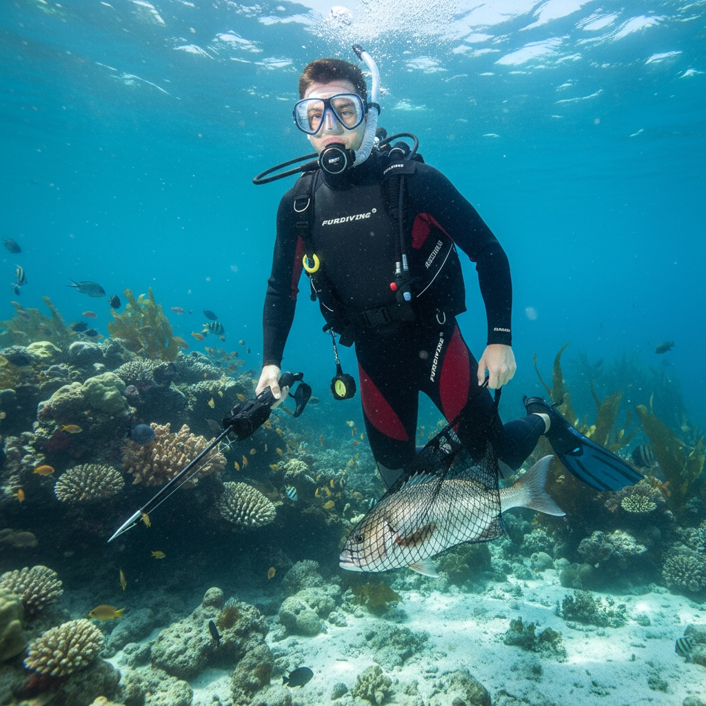 Mens Thermal Full Body Diving Wetsuit Neoprene Surfing Suit by Wave & Hang