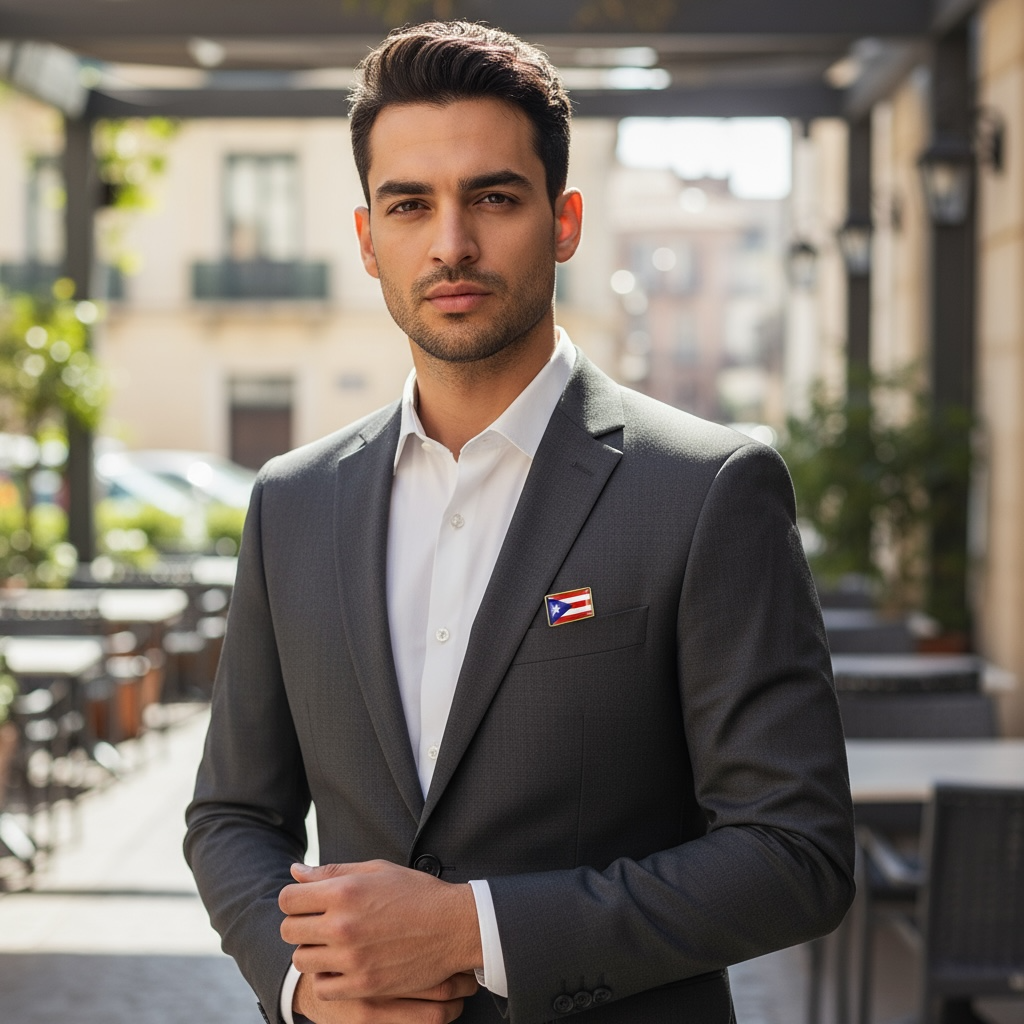 Puerto Rico Flag Pins 12 Pack Durable Metal Lapel Badges For Pride Premium Electroplated Finish by Wave & Hang