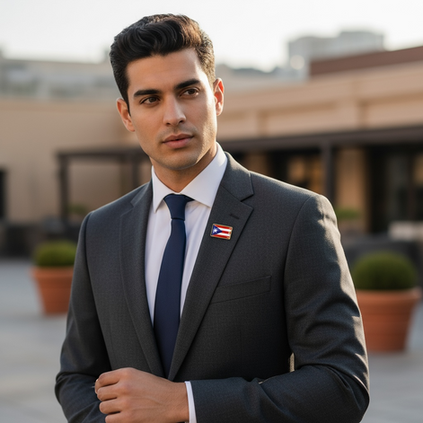 Puerto Rico Flag Pins 12 Pack Durable Metal Lapel Badges For Pride Premium Electroplated Finish by Wave & Hang