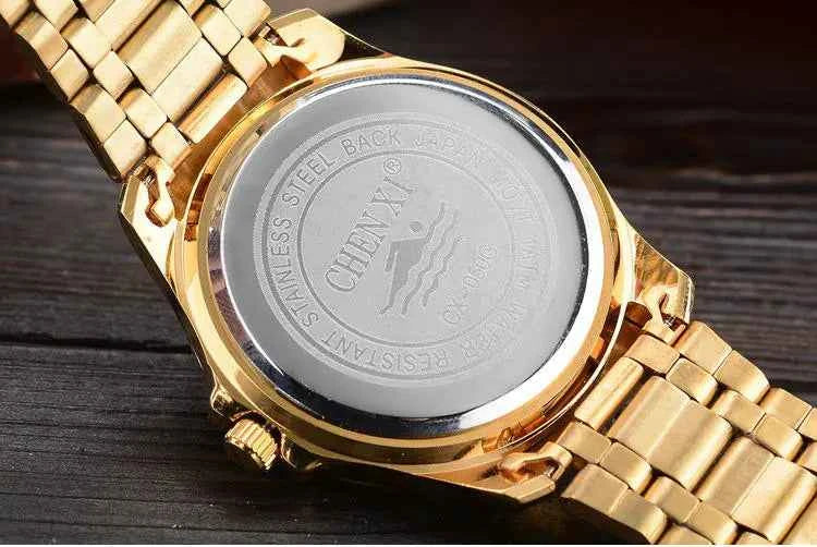 Couple’s Waterproof Quartz Watch – Deluxe Morning Edition, Unisex
