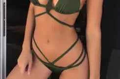 Strappy Luxe Bikini & Swimsuit Set – Bold Summer Beachwear in Vibrant Colors