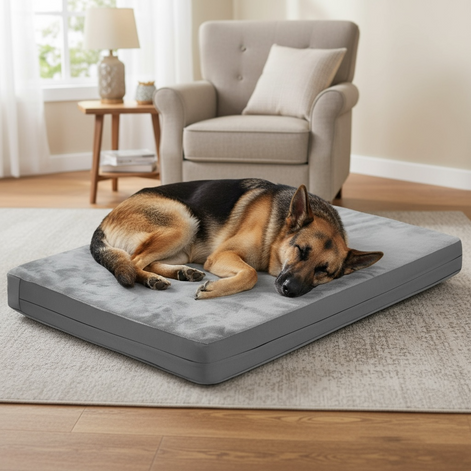Waterproof Orthopedic Dog Bed With Non Slip Durable Mattress by Wave & Hang