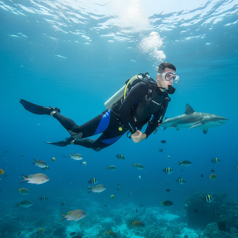 Mens Thermal Full Body Diving Wetsuit Neoprene Surfing Suit by Wave & Hang