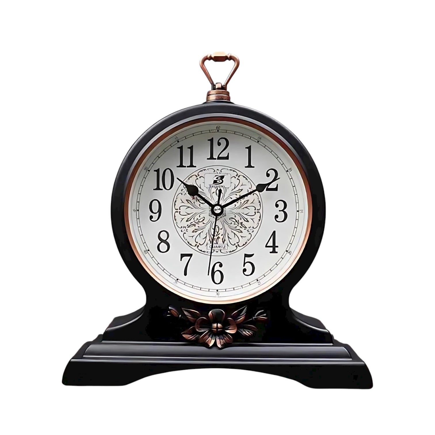 Vintage Quartz Pendulum Desk Clock | Timeless Elegance | Perfect Decor for Home by Wave & Hang