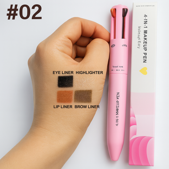 4-in-1 Makeup Pen: Effortless Touch-Ups for Busy Women by Wave & Hang