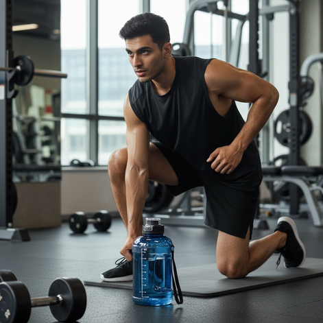 1500ml Leak-Proof Sports Water Bottle - Hydrate in Style! by Wave & Hang