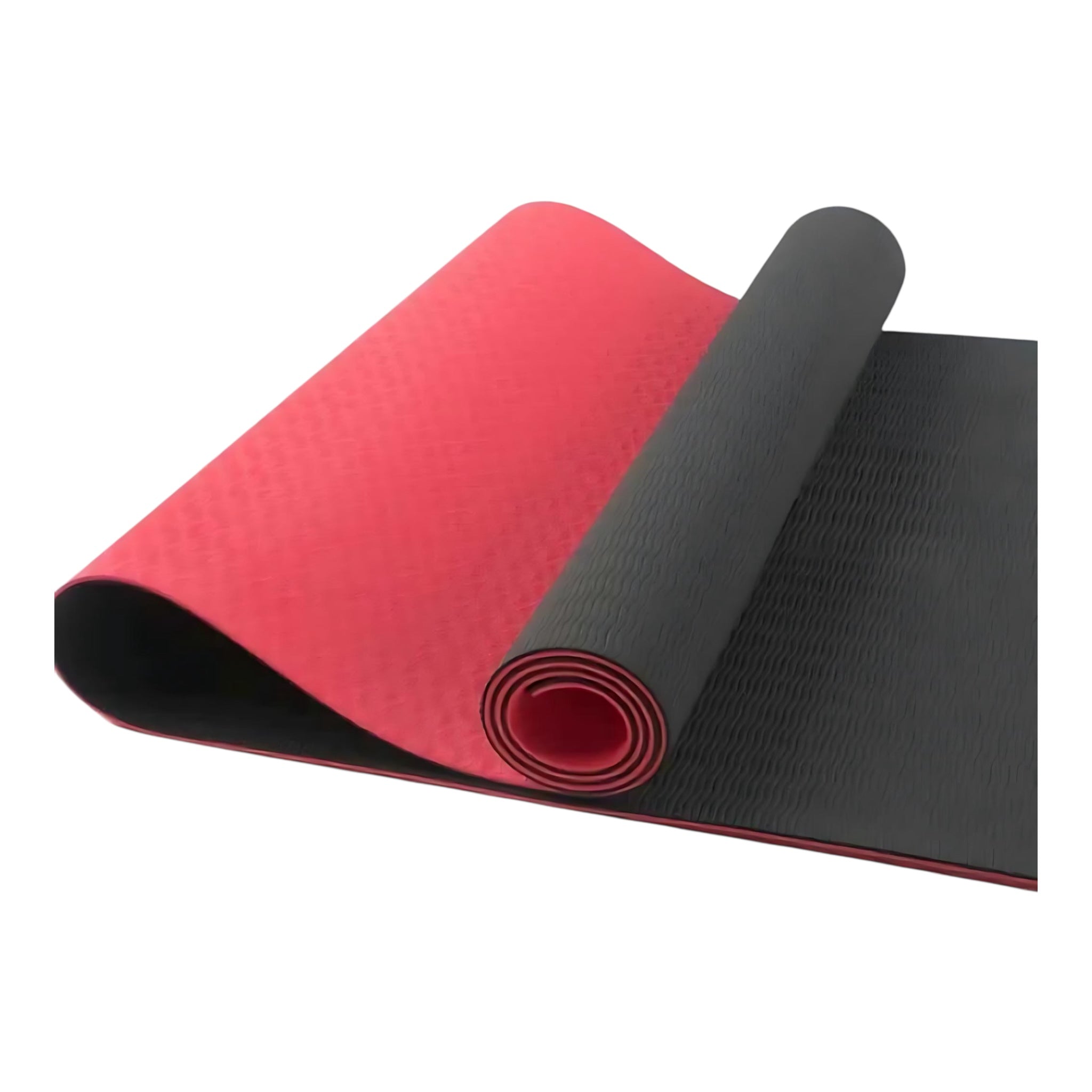 Thick Non-Slip Yoga Mat – Extra Cushion & Stability for Yoga, Pilates & Fitness by Wave & Hang