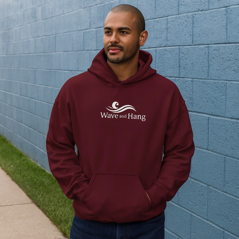 Wave and Hang Unisex Heavy Blend Hoodie | Gildan 18500
