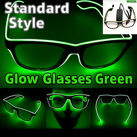 LED Neon Glasses – Voice-Activated Party Shades for Raves by Wave & Hang