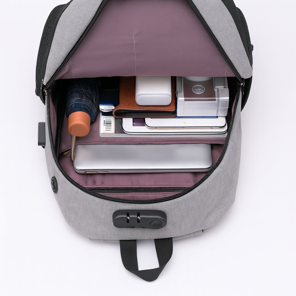 🎒 Dual Leisure Travel Laptop Backpack – Waterproof, Lightweight & Multi-Compartment