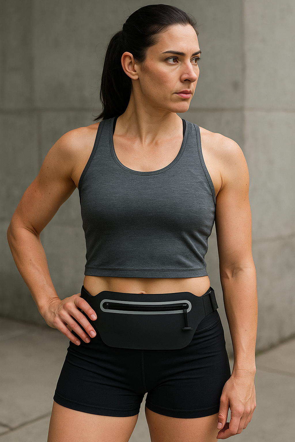 MOVOYEE Waterproof Dry Bag Fanny Pack Slim Waist Pouch For Swimming Running Hiking Travel by Wave & Hang