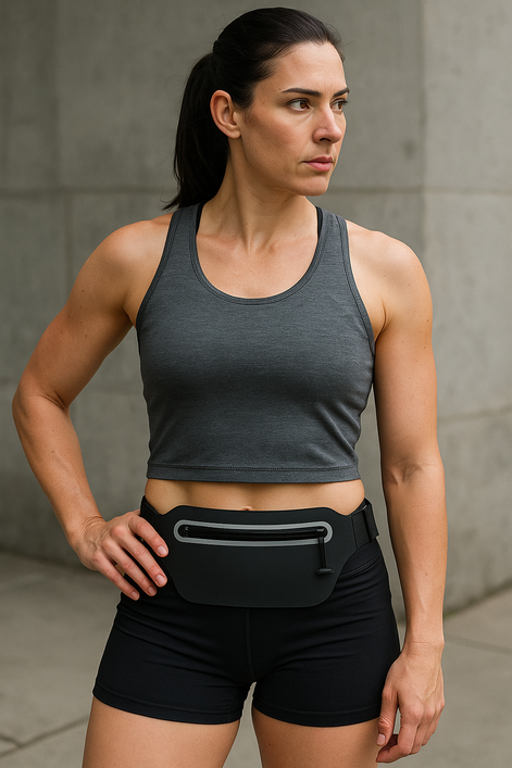 MOVOYEE Waterproof Dry Bag Fanny Pack Slim Waist Pouch For Swimming Running Hiking Travel by Wave & Hang