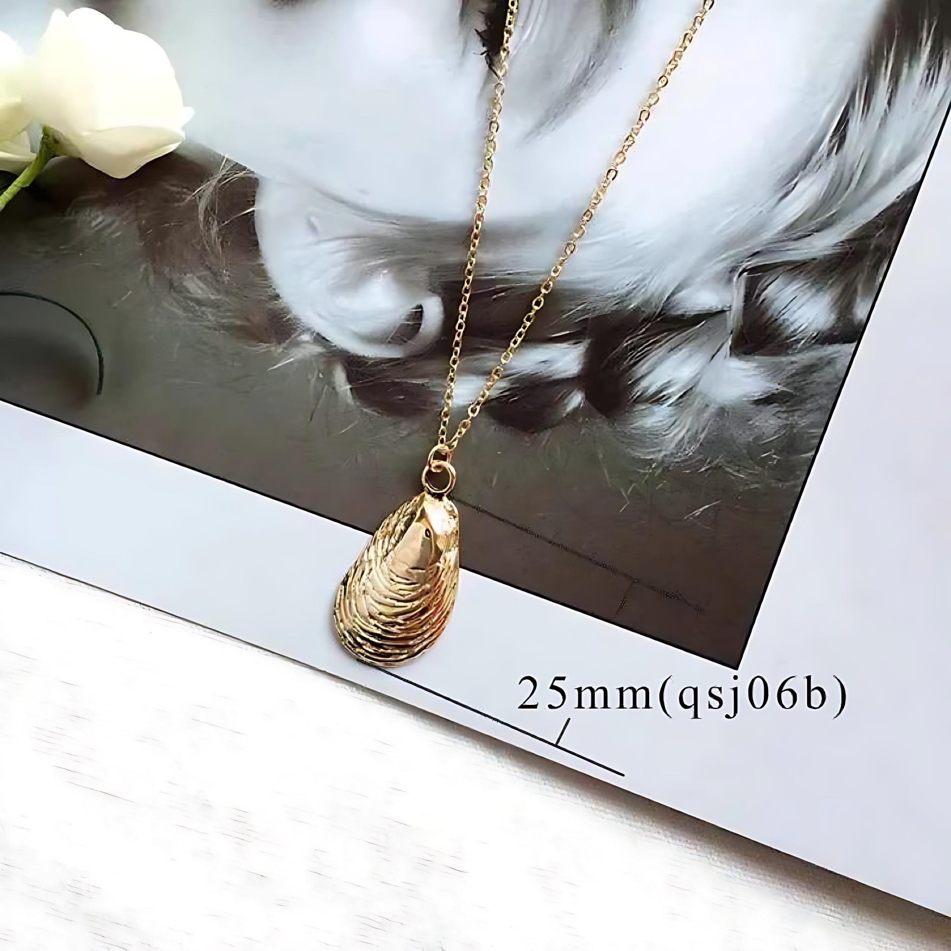 Ocean-Inspired Alloy Necklace | Elegant Beach Jewelry for Women by Wave & Hang