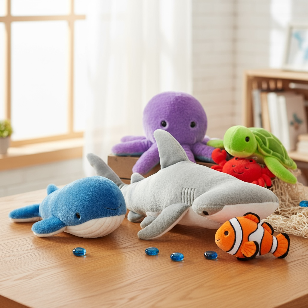 Wildlife Tree 12-Inch Bonnethead Shark Plush Realistic Toy by Wave & Hang