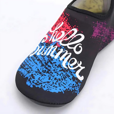 Outdoor Barefoot Water Shoes Unisex Lightweight Quick Dry Aqua Socks for Men Women All Terrain Beach Pool by Wave & Hang