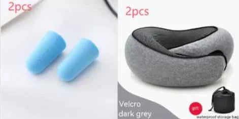 Premium Memory Foam Travel Neck Pillow | Ergonomic U-Shaped Support Cushion for Flights, Car & Office