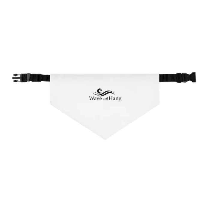 Wave and Hang Pet Bandana Collar | Adjustable Polyester Scarf