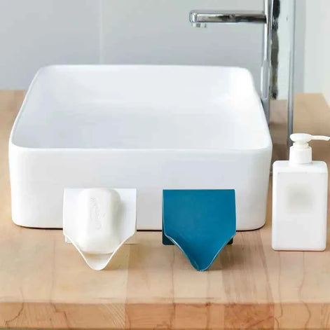 Multifunctional Soap Box Hanger Organizer – Wall-Mounted Bathroom Accessory