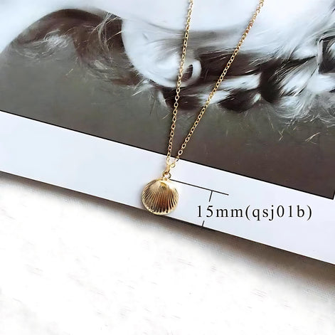 Ocean-Inspired Alloy Necklace | Elegant Beach Jewelry for Women by Wave & Hang