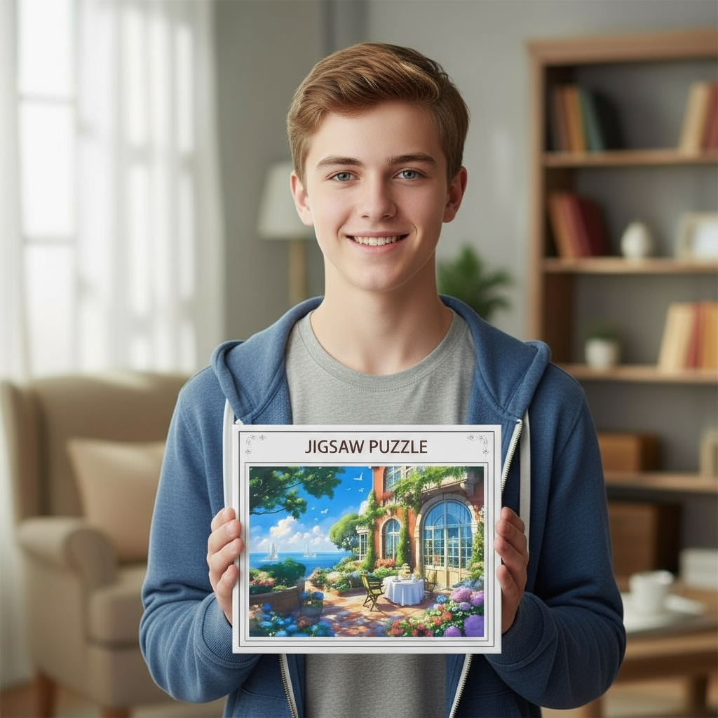 1000-Piece Ocean Room Puzzle | Relax & Unwind | Perfect Gift by Wave & Hang