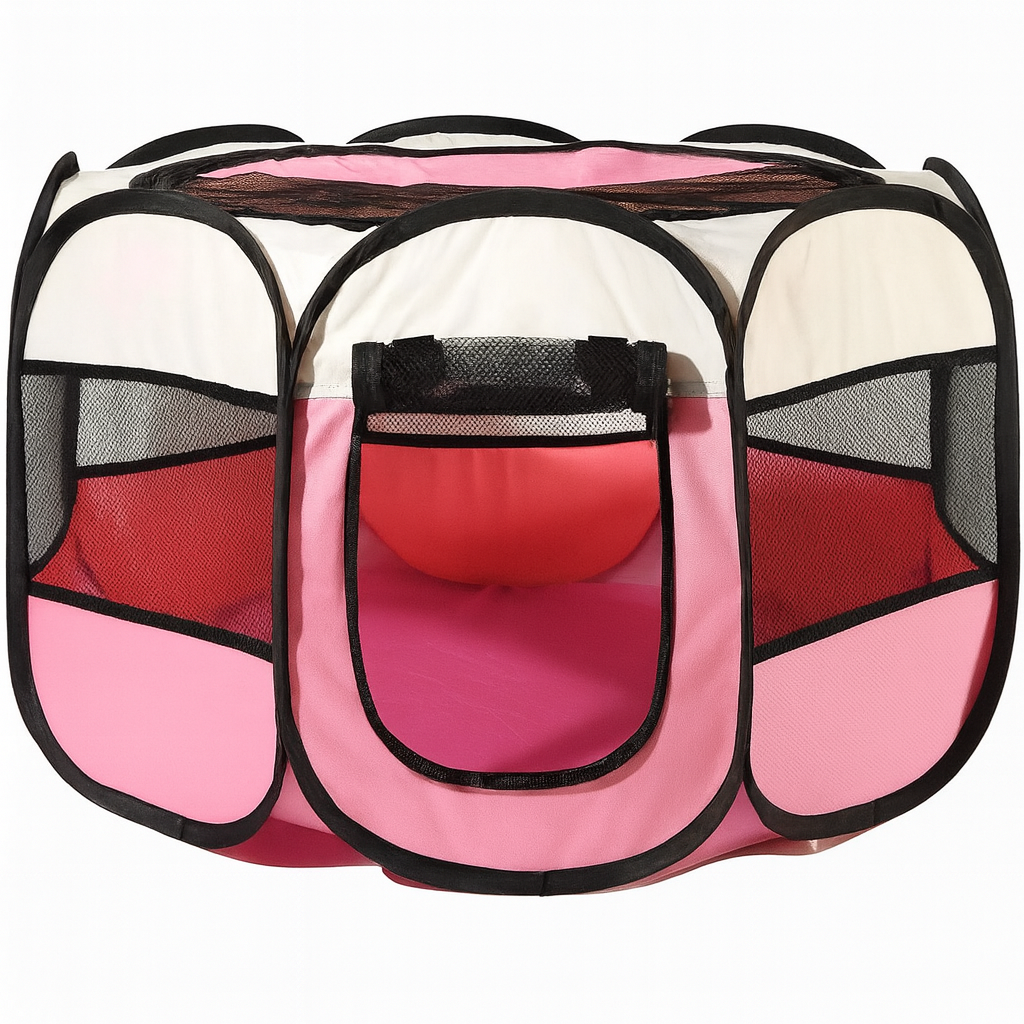 PetFusion Portable Pet Playpen – Foldable Indoor/Outdoor Safety Space