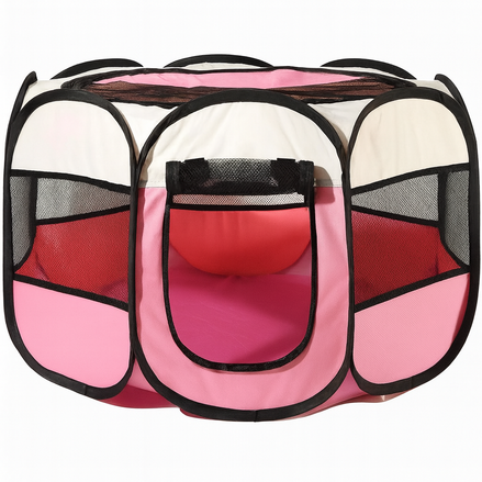 PetFusion Portable Pet Playpen – Foldable Indoor/Outdoor Safety Space