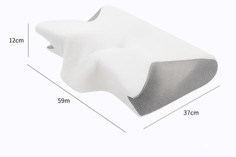 Orthopedic Memory Foam Cervical Pillow Ergonomic Butterfly Neck Support For Pain Relief And Alignment by Wave & Hang