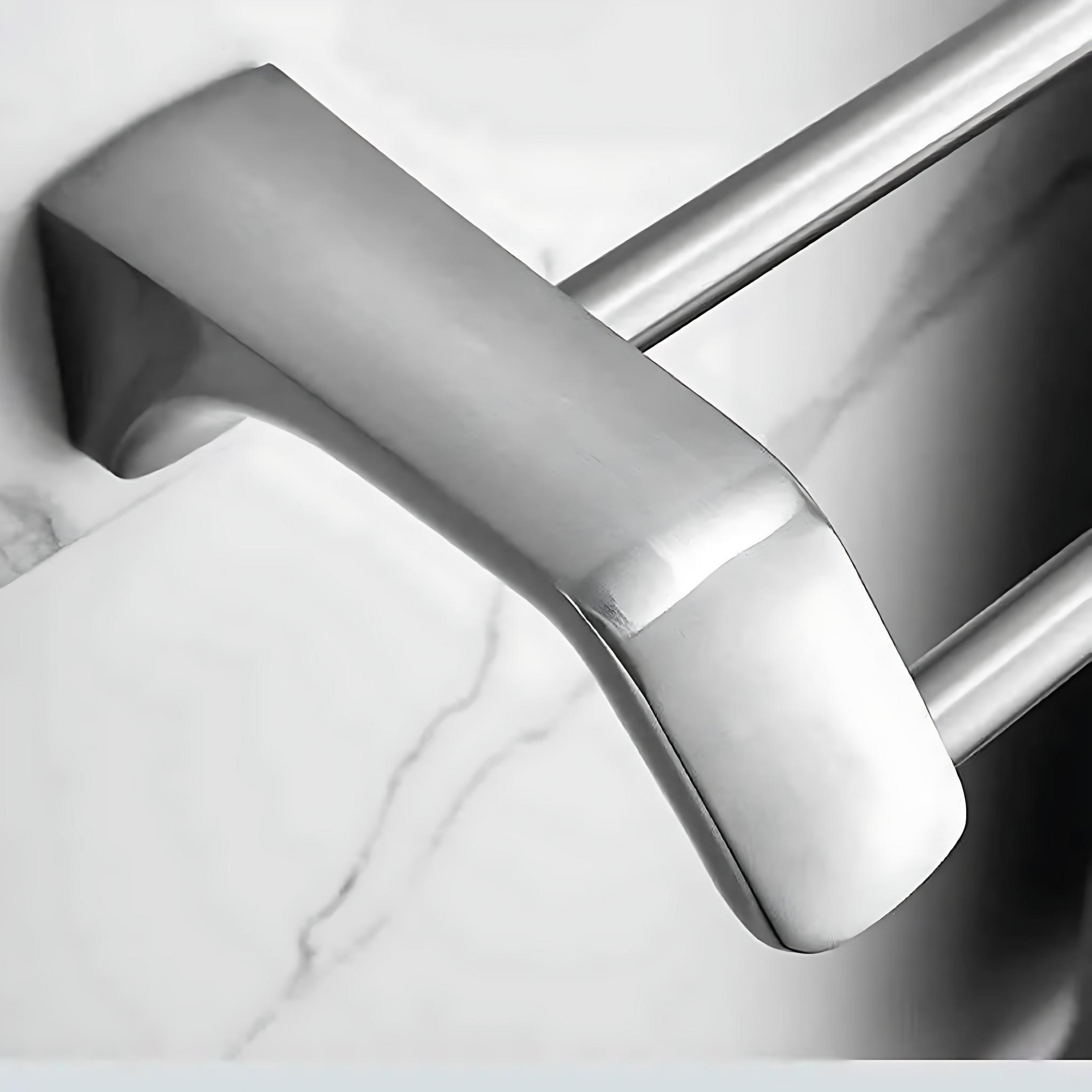 304 Stainless Steel Towel Rack Set – Rustproof & Modern Design by Wave & Hang