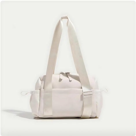 Sports Duffel Bag Lightweight Nylon Water Resistant Shoulder Strap by Wave & Hang