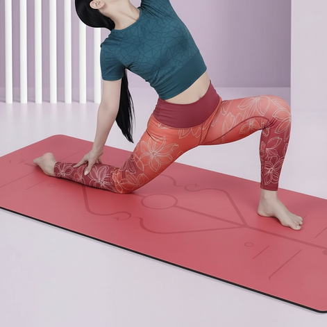 Premium Yoga Mat – Eco-Friendly, Non-Slip & Cushioned for All Workouts by Wave & Hang