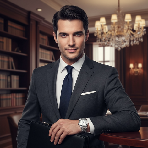 Men’s Automatic Mechanical Watch – Stainless Steel, Waterproof, Self-Winding by Wave & Hang